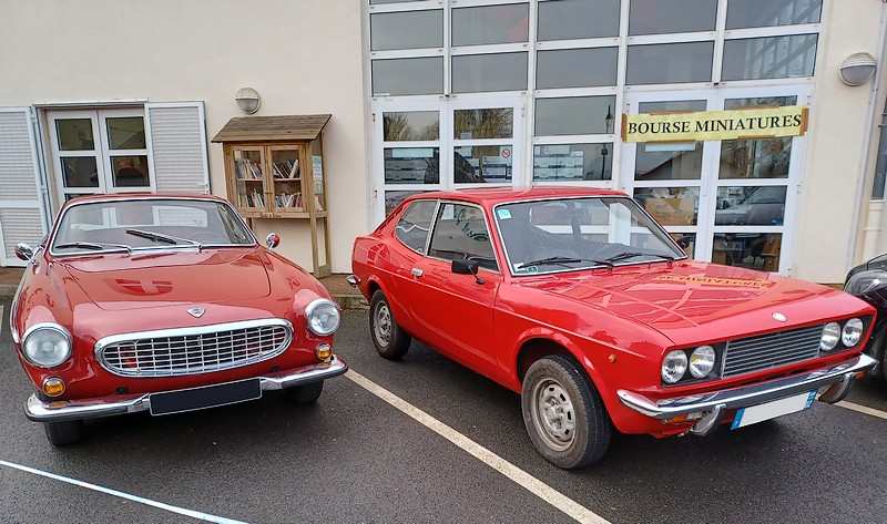 Sur le parking... Volvo et Lancia