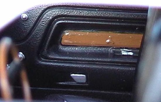 Dtail sur la panneau intrieur de la porte droite